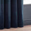 Heavy Chenille Room Darkening Eyelet Curtains-91668131-91668130
