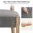 Linen Upholstered Solid Wood Side Dining Chairs-645610328