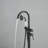 Floor-Mounted Roman Tub Faucet With Hand Shower And Single Handle-107927779