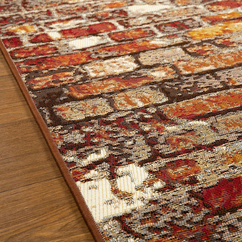 Adasynn Abstract Indoor / Outdoor Area Rug, Rectangle 160 x 230cm
