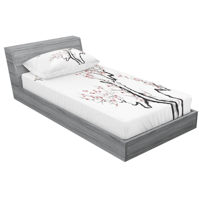Microfiber Sheet Set, Twin XL Sheet Set with Fitted Sheet