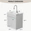 Évier de cuisine encastré 30 po avec armoire de rangement sur pied