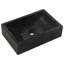 Meuble-lavabo double autoportant 52 po avec plateau en bois massif Saumya-889792540