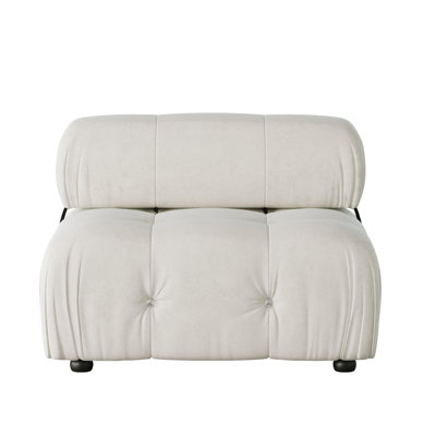 Jesse Tufted Velvet Slipper Chair