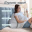 Grey Backrest Cushion