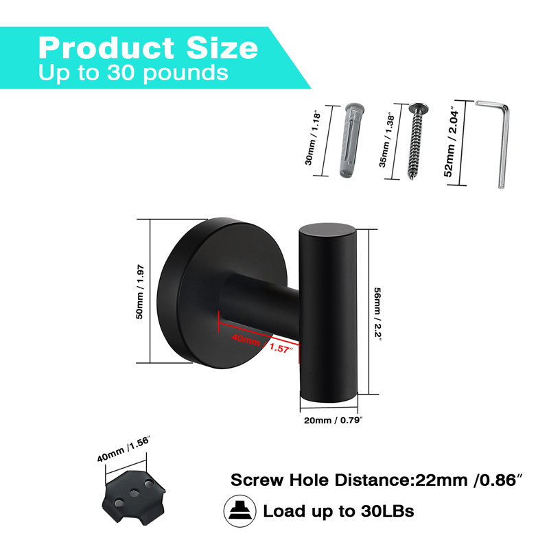 5 - Piece Bathroom Hardware Set