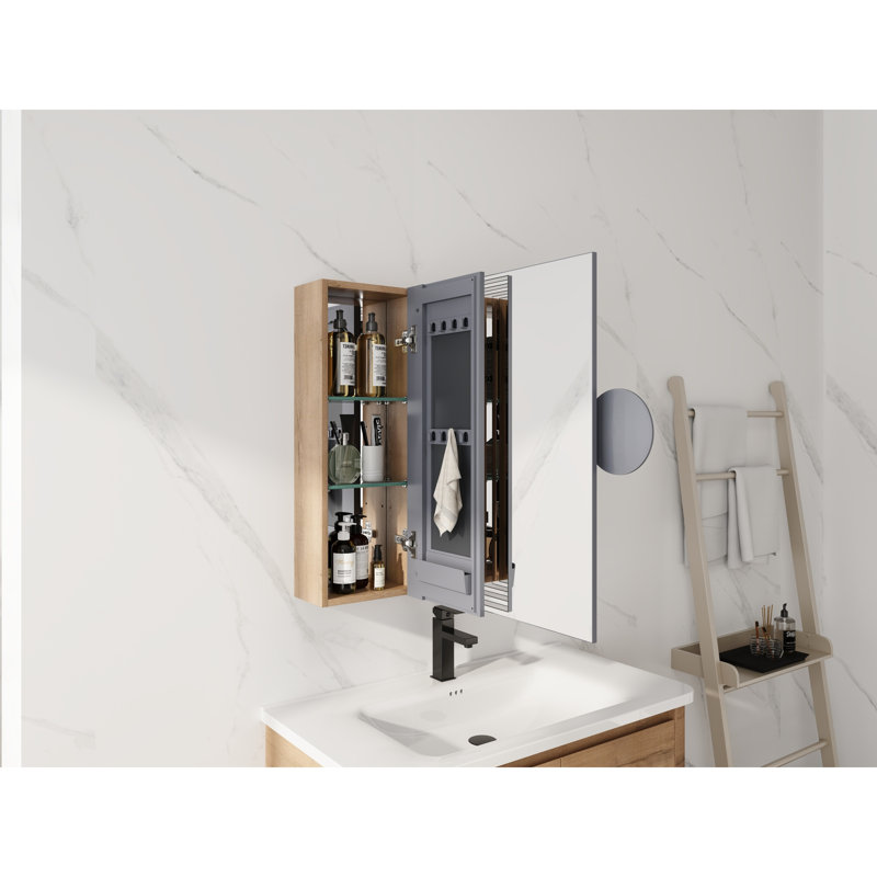 Armoire de salle de bain avec miroir