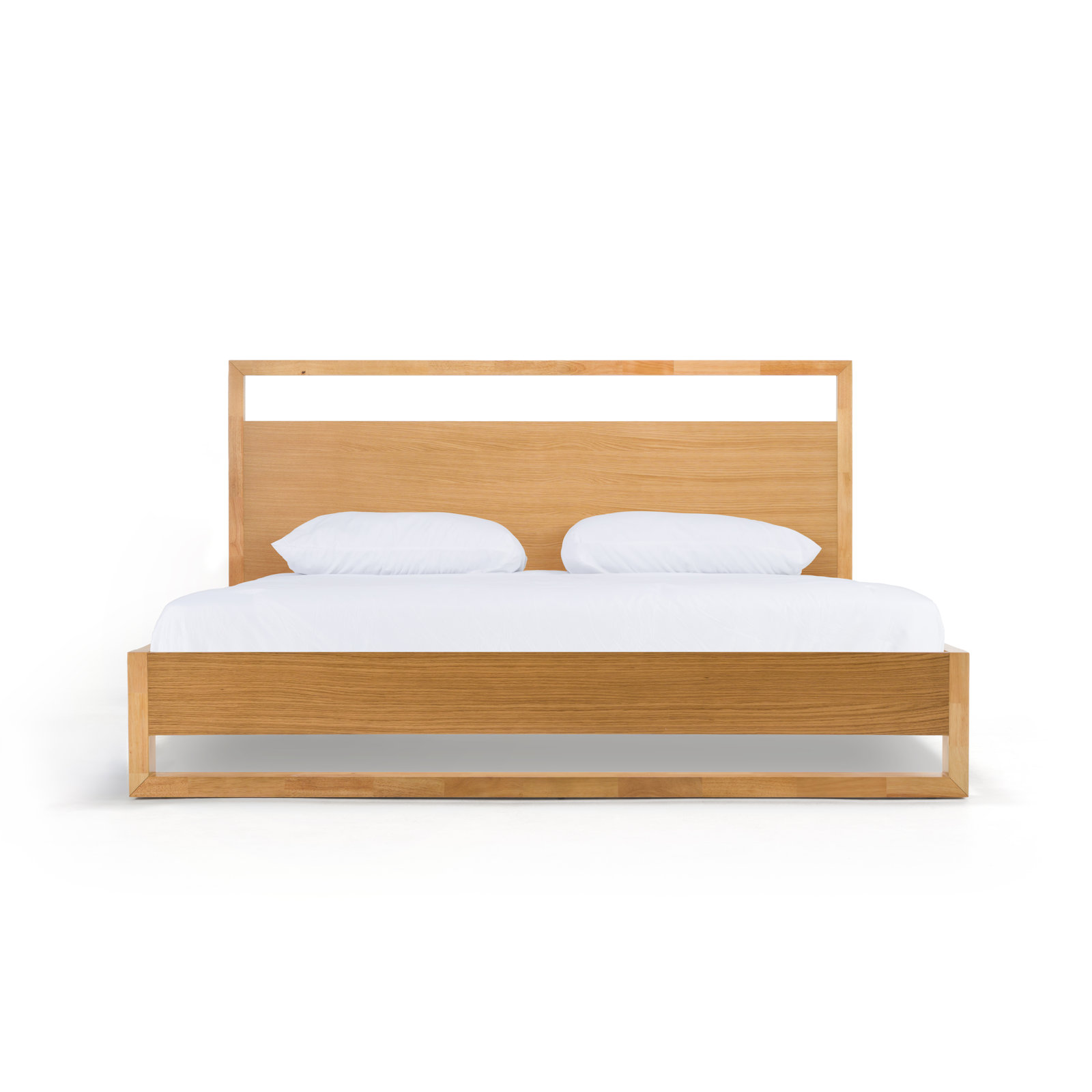 Alvarez Bed, Queen, Oak