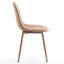 Chaise rembourrée en similicuir Kavi -1422941243