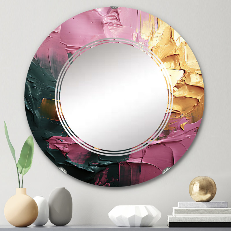 Arae Circle Wall Mirror, 24" x 24"