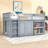 Twin Loft Bed With Cabinet, Drawer, Shelf And Desk-1661572970