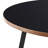 Carpi Round Metal Base Dining Table-592364007-592364024