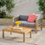 Causeuse et table basse Laurel