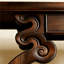 Console en bois massif de style américain-54593620