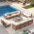 12 - Person Outdoor Seating Group With Cushions-251711891-251711892