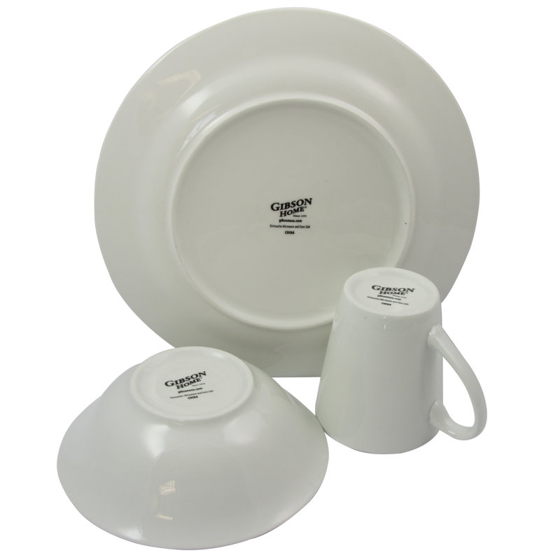 Jeff Stoneware Dinnerware Set 12 Piece - Service for 4