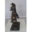 Statue Nifao Trooper of the Plains en bronze par Remington - Sculpture Cowboy sur base en marbre, L 9 po x l 22 po x H 22 po