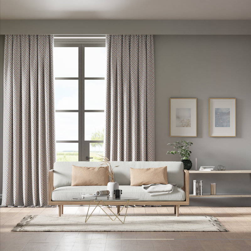 Mini Wood Frog Fabric, Baked Terracotta/Parchment/Sketched