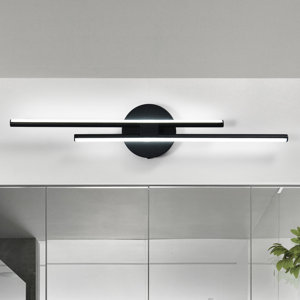 Shoji 1 -Light Dimmable LED Vanity Light