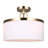 Bodell 3 - Light Gold Drum Pendant
