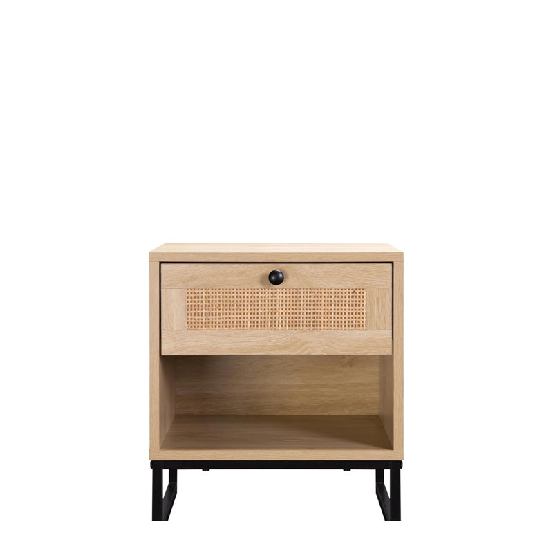 Table d'appoint en bouleau de style côtier Modern