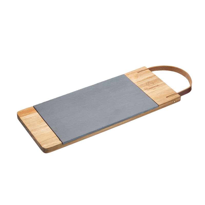 Artesá Acacia Wood and Slate Serving Board