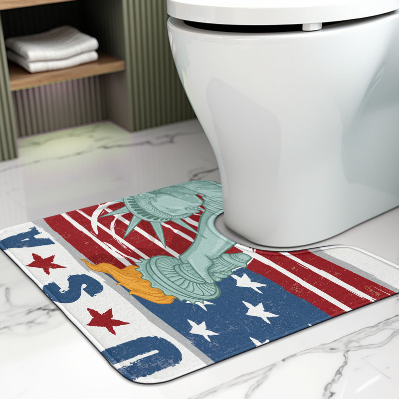 Tapis de salle de bain en U 20 po Almond