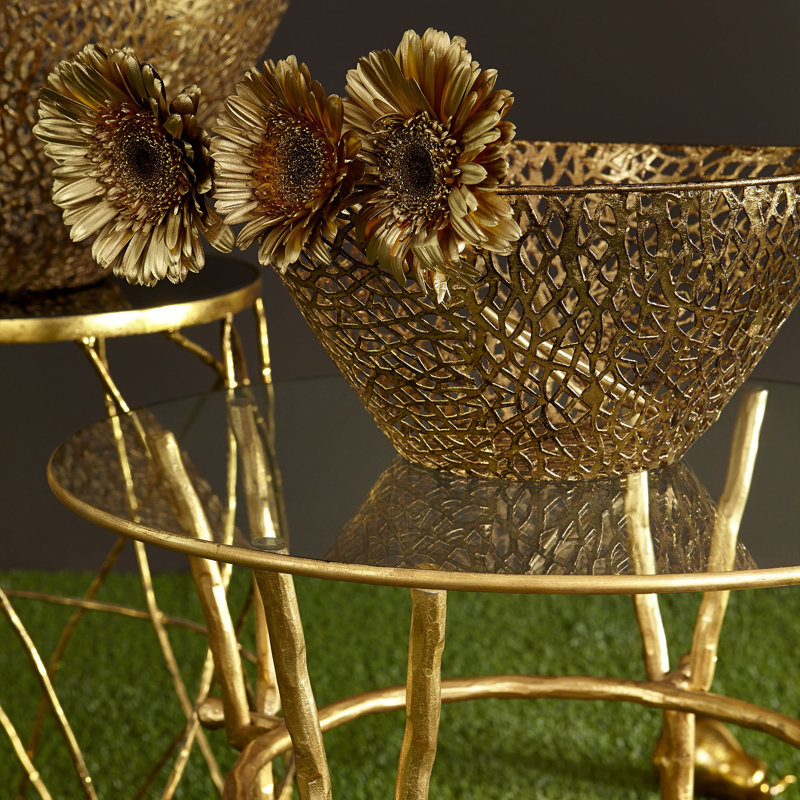 Sydne Glass Decorative Bowl
