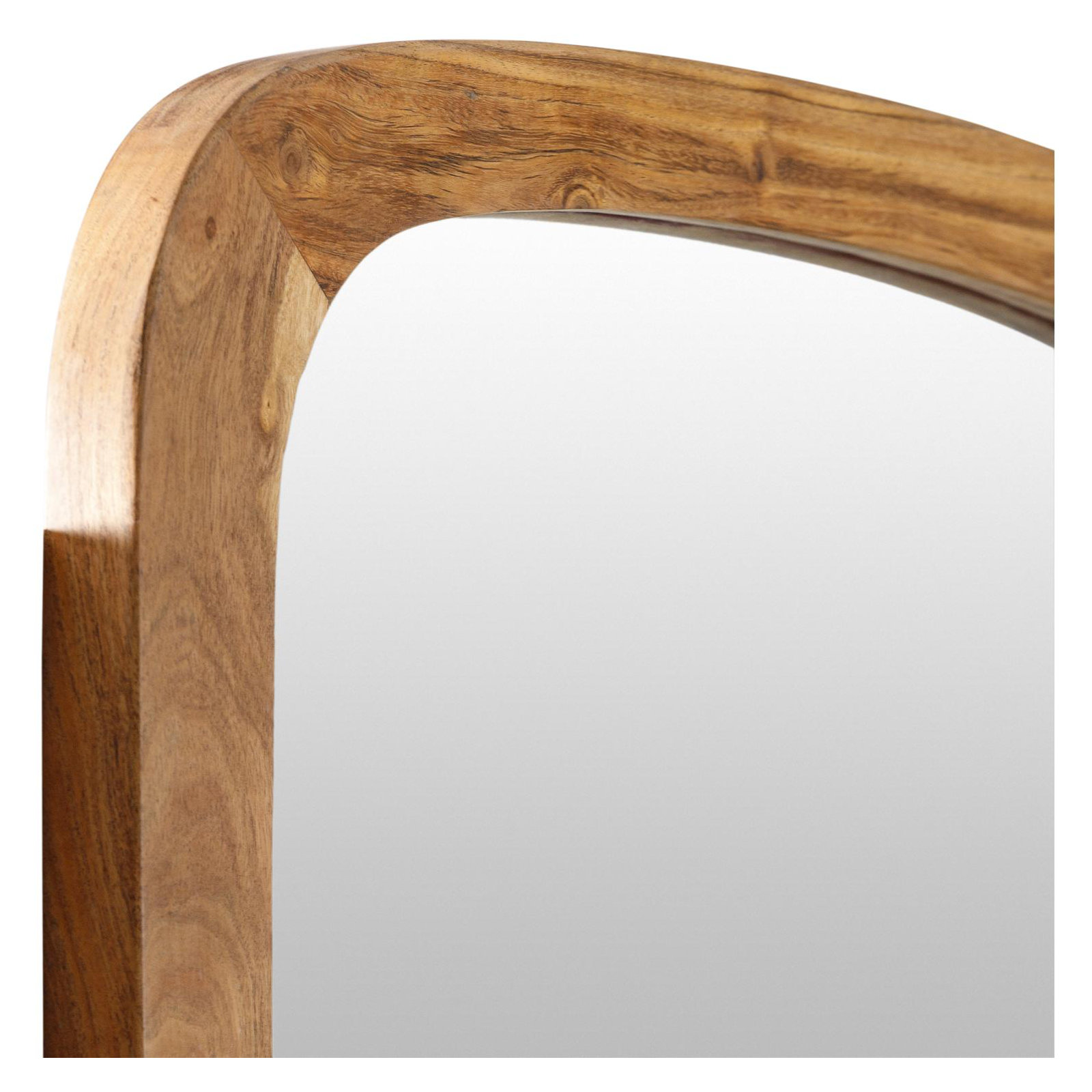 Adalaide Rectangle Mirror, Brown