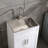 24In Stainless Steel Washing Sink W/ Faucet Hoses And Drain Head Only