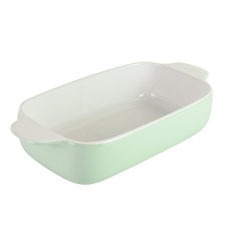 Kitchenaid 1.5-quart Vitrified Stoneware Loaf Pan in Pistachio Green 