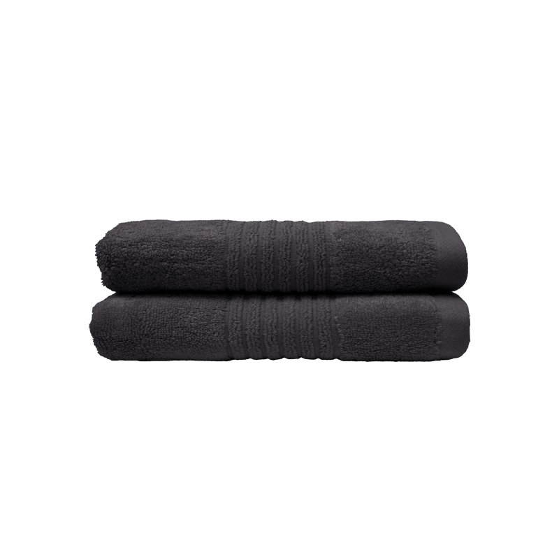 Ultrasoft Sustainable Bamboo Face Cloths Two Piece, Grey