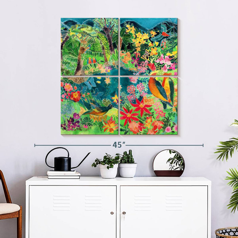 Jungle des Caraïbes d'Alvord, H 32 po x l 32 po
