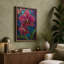 Stained Glass Orchids Botanical - Wrapped Canvas-521632539-521632743