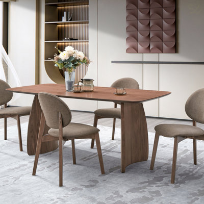 Hadasa 5Pcs Dining Room Set With Rectangular Table And Padded Chairs, For Comfortable And Stylish Family Meals, Dining Table Set