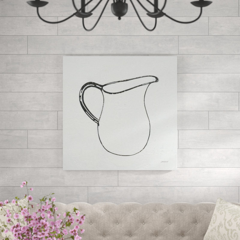 Retro Pitcher by Kathrine Lovell - Wrapped Canvas Print, 91cm H x 91cm W
