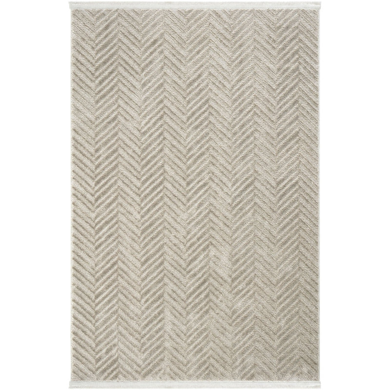 Deo Machine Made Indoor / Outdoor Area Rug, Rectangle 5'3" x 9'10"