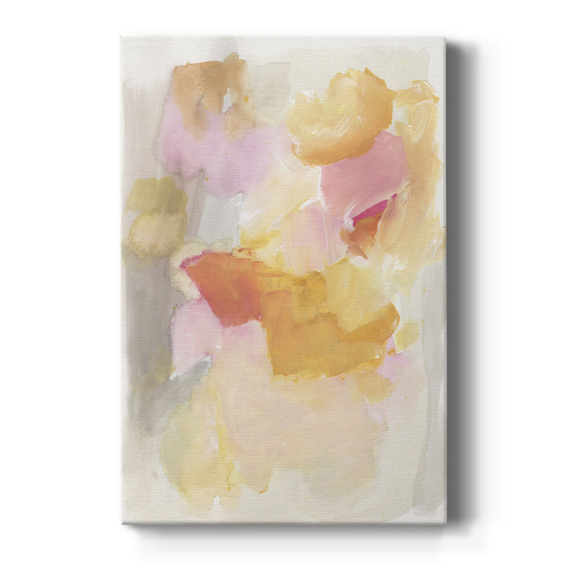 Warm Petals I -Custom Wrapped Gallery Cavas