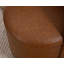 Chaise pivotante rembourrée avec dossier, chaise d'appoint pivotante à 360 degrés pour la salle à manger, balcon, salon-1350692138
