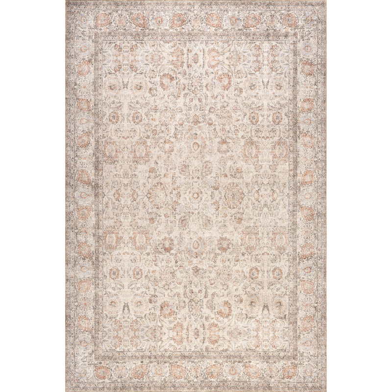 Tapis en mélange de jute de polyester Jeccica, Rectangle 7 pi 10 po x 10 pi