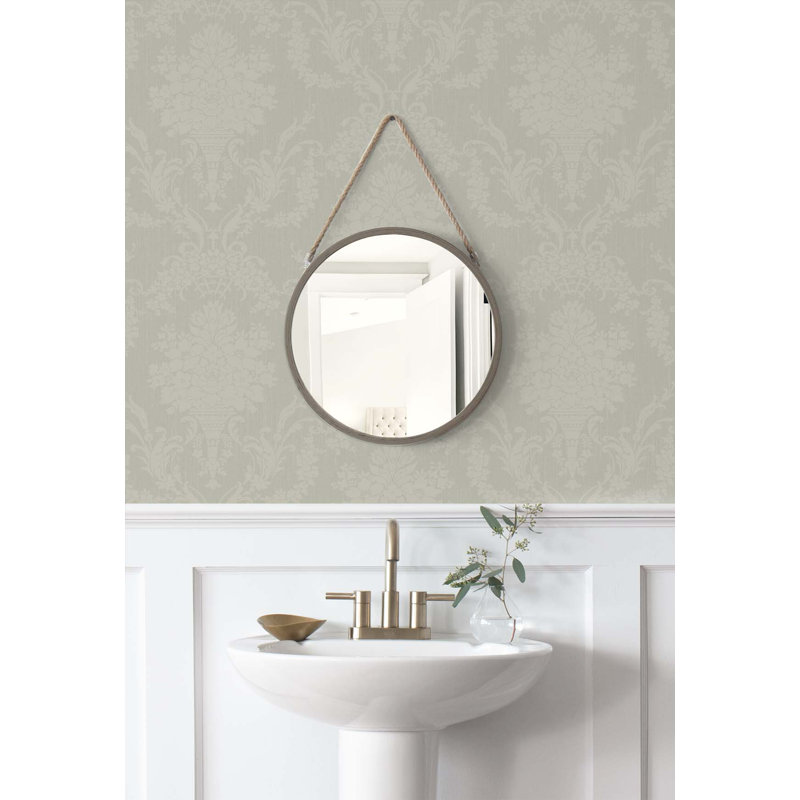 Papier peint Seabrook Designs, Rose cendré Glenna