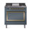 Cuisinière à double combustible ILVE Nostalgie II Series 36 po avec 6 brûleurs scellés et plaque de cuisson (propane liquide, porte pleine)