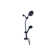 Shower Kit with Adjustable Diverter Extension Bar, 6" 5-Function Shower Head & Hand Held
