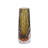 Dusty Olive Crystalized Glass Vase- Tall-1314667386