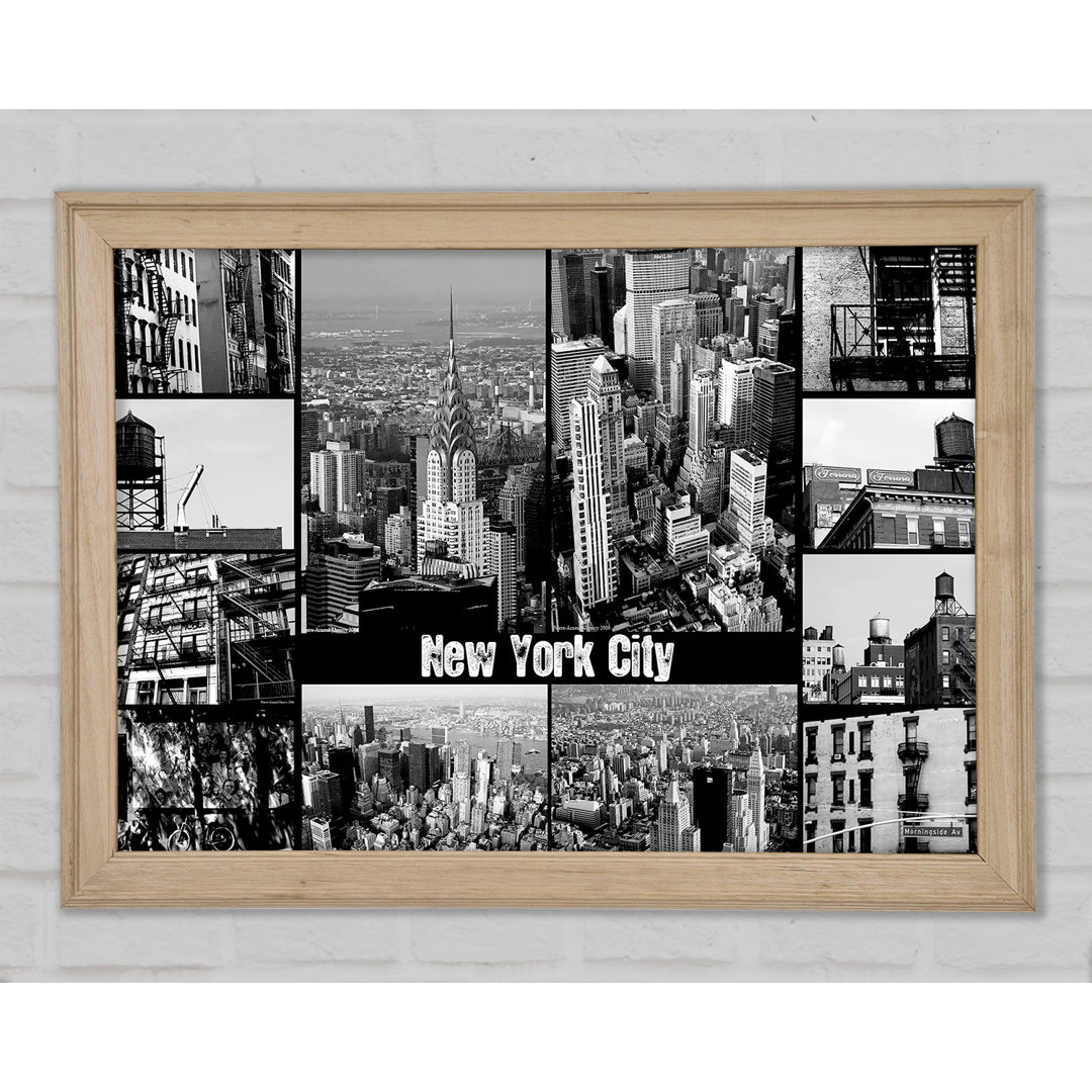 New York City Collage - Druck