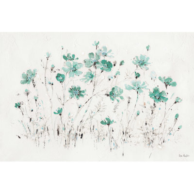 " Wildflowers I Turquoise " by Lisa Audit