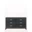 Commode de style moderne avec finition noire-406509962