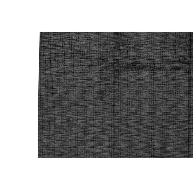 Tapis gris anthracite noué à la main