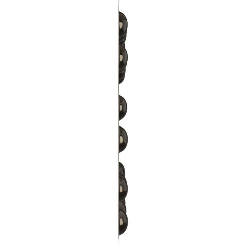 Panneau mural décoratif 3D Emery EnduraWall 19 pi 8 po x H 19 5/8 po, gris anthracite métallique (couvre 2,67 pieds carrés)