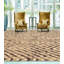 Shibori Hand Knotted Wool Area Rug in Ivory/Steel/Beige-145096746